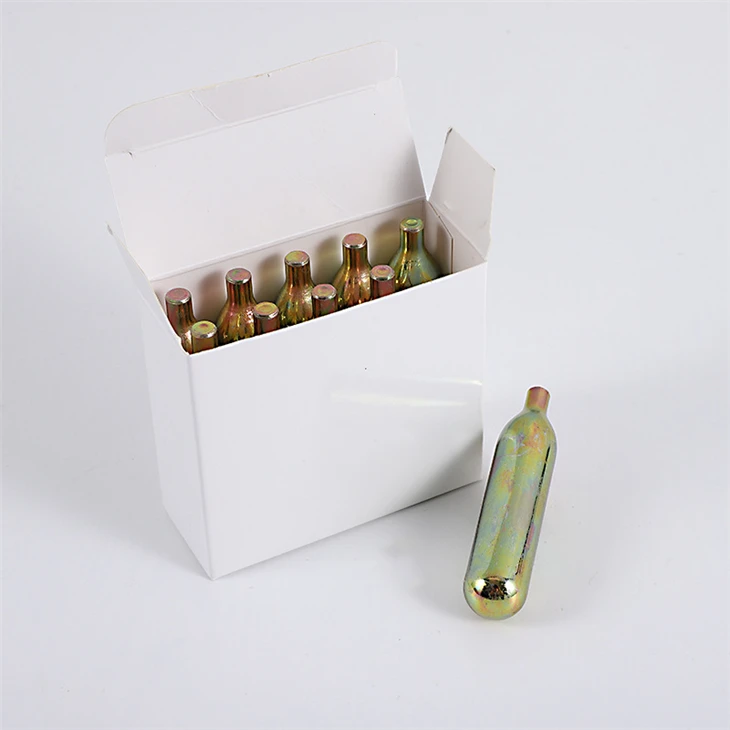 High Pressure Gas Filled Disposable Cylinders，Mini Cartridges， 60G CO2 Cylinder